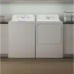 GE 4.2 Cu. Ft. Top Load Agitator Washer and 7.2 Cu. Ft. Electric Dryer Combo - Image 2