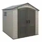 7 ft. W x 7 ft. D Lifetime Plastic Storage Shed
