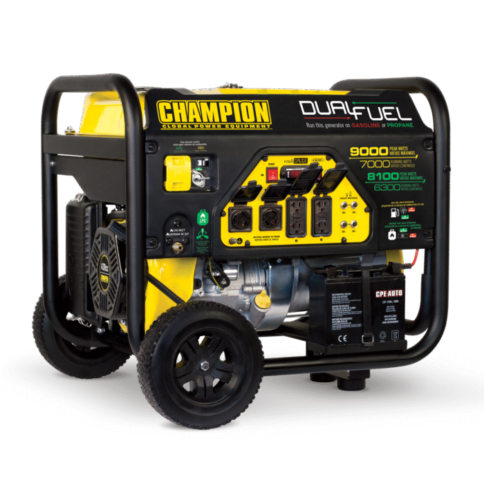 Champion 100155 7000W/9000W Dual Fuel Electric Start Generator Manufacturer RFB - Image 2