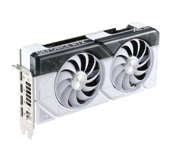 Asus NVIDIA GeForce RTX 4070 12 GB GDDR6X 192 bit PCIE 4.0 16x 1xHDMI 3xDisplayPort DUAL-RTX4070-O12G-WHITE - Image 2