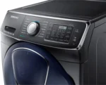 Samsung – 4.5 Cu. Ft. High Efficiency Stackable Front Load Washer with Steam and AddWash – Black stainless steel - Image 5