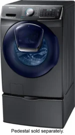 Samsung – 4.5 Cu. Ft. High Efficiency Stackable Front Load Washer with Steam and AddWash – Black stainless steel - Image 11