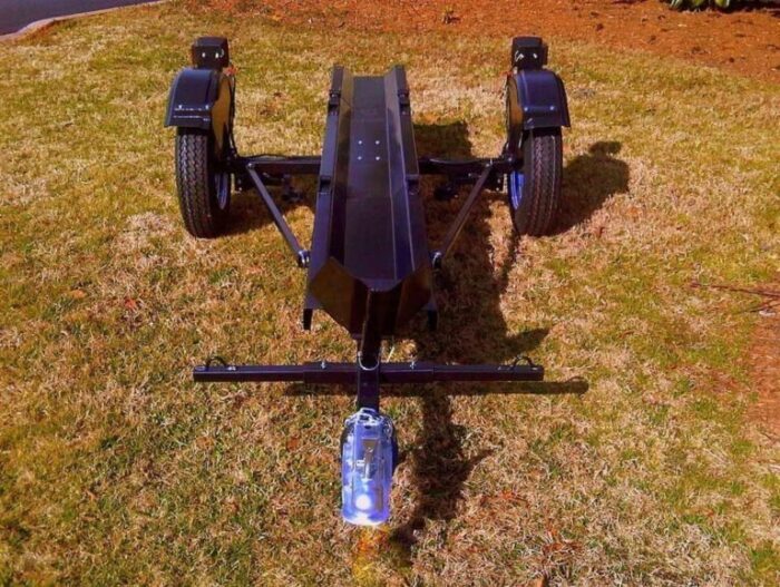 ACE Single Rail Folding Motorcycle Trailer - Image 5