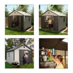 Lifetime 6433 Outdoor Storage Shed with Windows, 11 by 11 Feet 11 x 11 Ft. - Image 2
