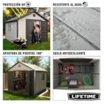Lifetime 6433 Outdoor Storage Shed with Windows, 11 by 11 Feet 11 x 11 Ft. - Image 5