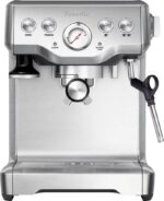 Breville – the Infuser Manual Espresso Machine with 15 bars of pressure, Milk Frother and Water filtration – Silver - Image 2