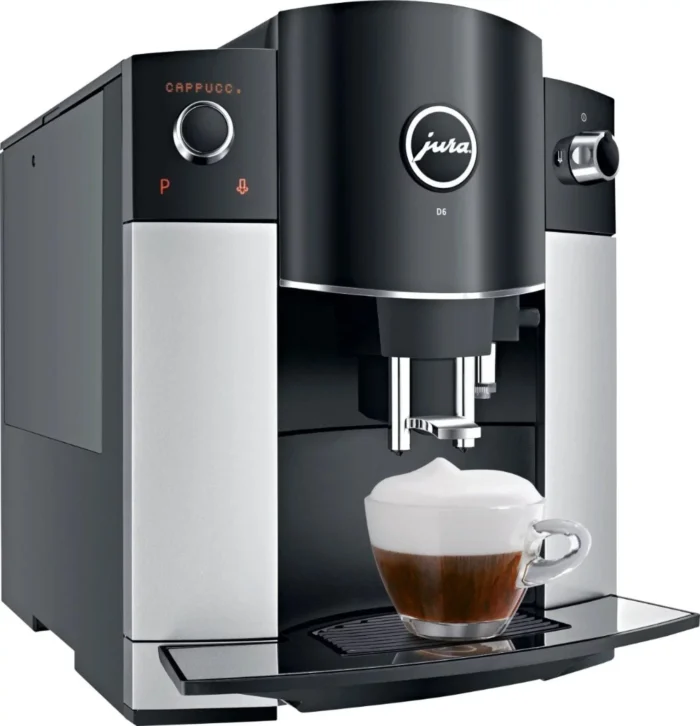 Jura D6 Automatic Coffeemaker and Espresso Machine Platinum - Image 1