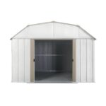 Arrow 10 ft x 14 ft Lexington Galvanized Steel Storage Shed - Image 8