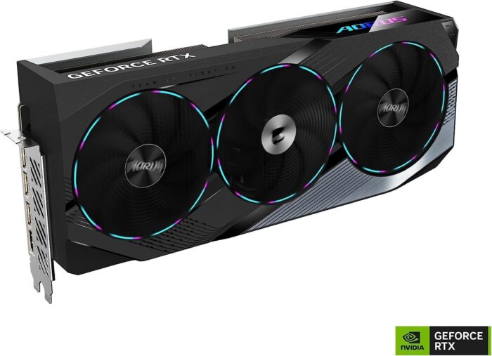 Gigabyte AORUS GeForce RTX 4070 Ti Elite 12G Graphics Card, 3X WINDFORCE Fans, 12GB 192-bit GDDR6X, GV-N407TAORUS E-12GD Video Card - Image 7