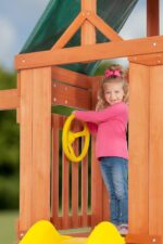 Creative Cedar Designs Cedar Cottage Wooden Swing Set - Image 2