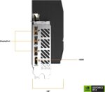 Gigabyte AORUS GeForce RTX 4070 Ti Elite 12G Graphics Card, 3X WINDFORCE Fans, 12GB 192-bit GDDR6X, GV-N407TAORUS E-12GD Video Card - Image 6