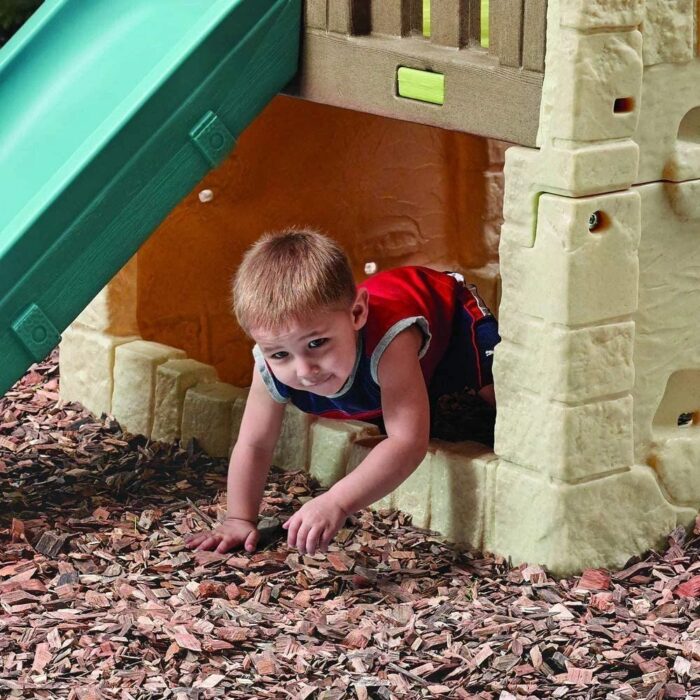 Step2 Naturally Playful Woodland Climber II with Slide, Green - Image 5