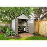 Rubbermaid 7×7 Ft Durable Weatherproof Resin Outdoor Storage Shed - Image 4