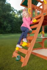 Creative Cedar Designs Cedar Cottage Wooden Swing Set - Image 6