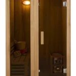 ALEKO StI2ced Cedar Indoor Wet Dry Sauna Steam Room, 3 kW Harvia KIP Heater, 2 Person