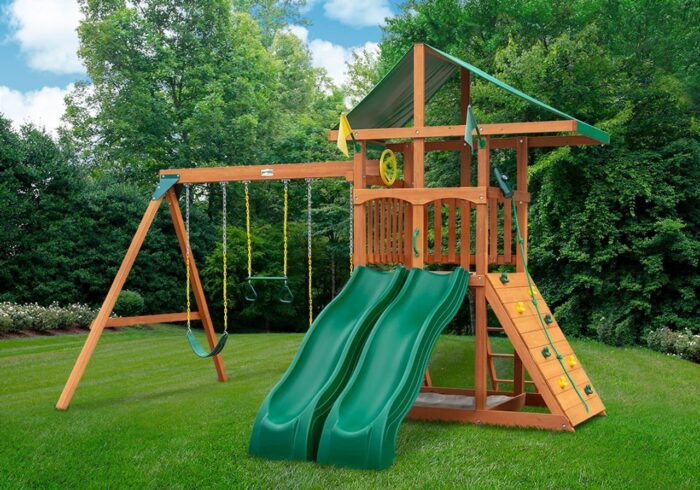 Outing w/ Dual Slides Swing Set - Image 1