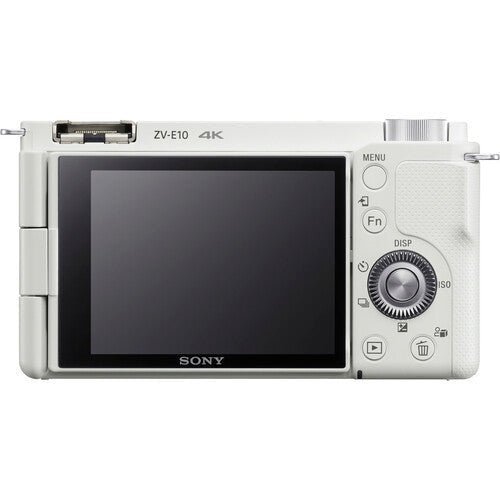 SonyZV-E10MirrorlessCameraBody_ILCZV-E10_White_.1 ZV-E10 Mirrorless Camera Body White (ILCZV-E10) - Image 2