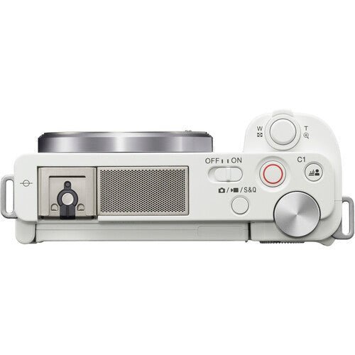 SonyZV-E10MirrorlessCameraBody_ILCZV-E10_White_.2 ZV-E10 Mirrorless Camera Body White (ILCZV-E10) - Image 3