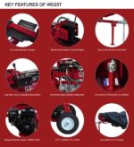 Boss Industrial 25 Ton Horizontal Vertical Gas Wood Splitter (WD25T) - Image 6