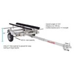 Malone EcoLight Single Kayak Trailer Package (1 Set Bunks) - Image 6