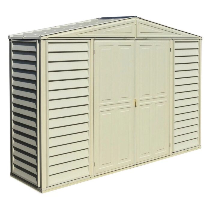 DuraMax 10.5ft x 2.75ft SidePro Vinyl Shed with Foundation Kit - Image 4