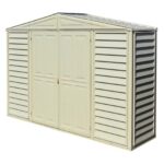 DuraMax 10.5ft x 2.75ft SidePro Vinyl Shed with Foundation Kit - Image 5
