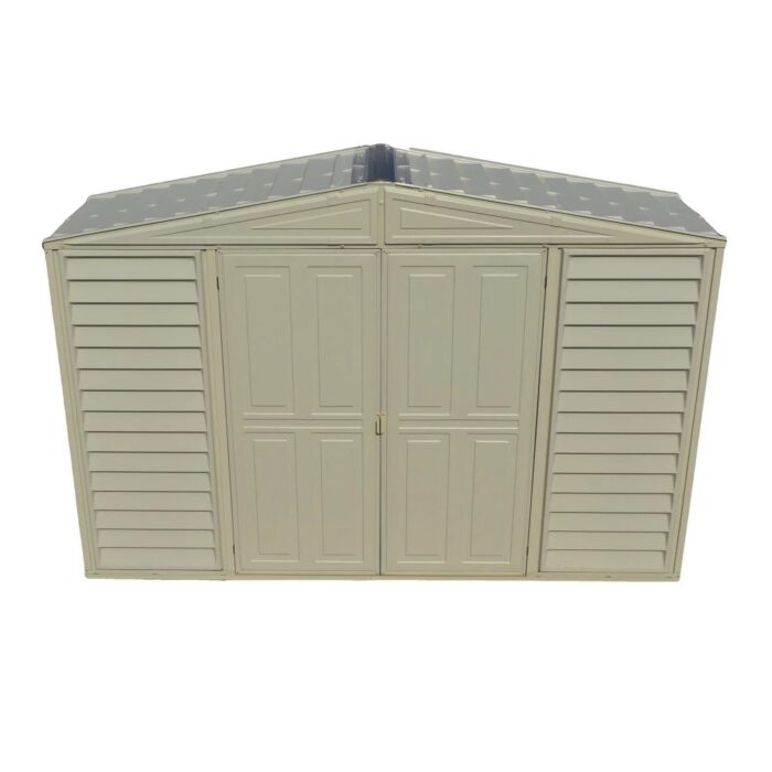 DuraMax 10.5ft x 2.75ft SidePro Vinyl Shed with Foundation Kit - Image 8