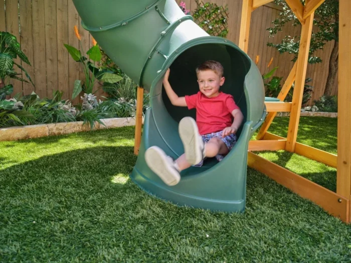 Kids Kidkraft Bear Cave Lodge Swing Set / Playset - Image 8
