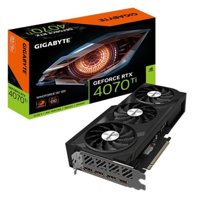 Gigabyte GeForce RTX 4070 Ti 12GB GDDR6X GV-N407TWF3OC-12GD - Image 1