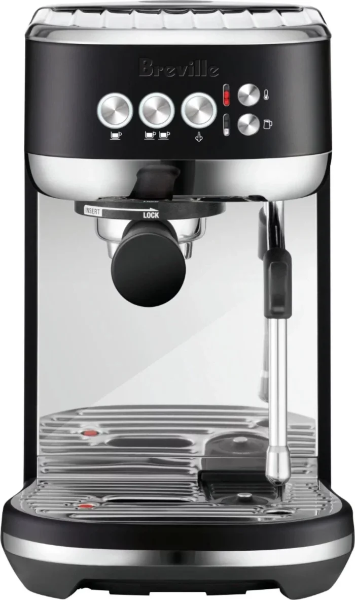 Breville The Bambino Plus Espresso Machine, Black Truffle-BES500BTR1BUS1 - Image 1