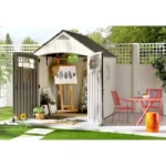 Cascade 7 ft. W x 4 ft. D Plastic Storage Shed
