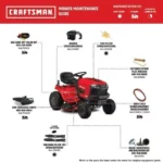 CRAFTSMAN T100 36-in 11.5-HP Riding Lawn Mower - Image 3
