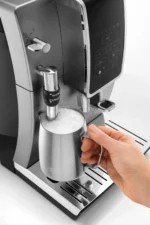 De’Longhi – Dinamica TrueBrew Over Ice Fully Automatic Coffee and Espresso Machine- Chrome and Black