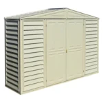 DuraMax 10.5ft x 2.75ft SidePro Vinyl Shed with Foundation Kit - Image 3