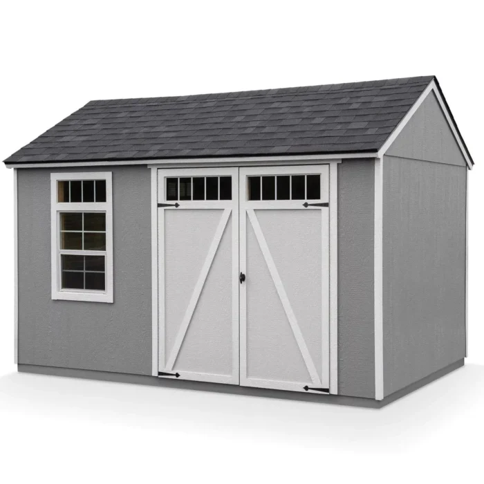 Heartland 12-ft x 8-ft Coronado Gable Engineered Storage Shed (Floor Included) - Image 1