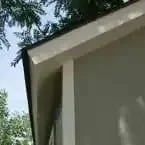 Installed Meridian 8 ft. x 10 ft. Wood Storage Shed with Driftwood Shingles - Image 5