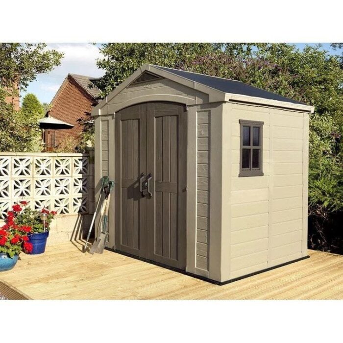 Keter Factor 8 x 6 FT Strong Storage Shed - Image 1