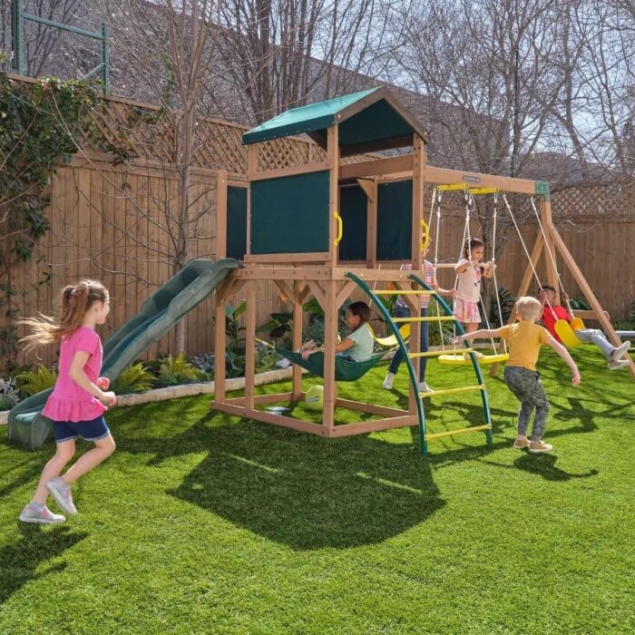 Kidkraft Hideaway Haven Swing Set - Image 1
