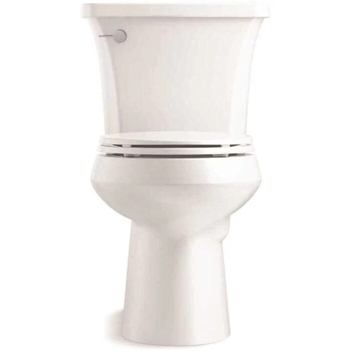 Kohler Highline Arc The Complete Solution 2-piece 1.28 GPF Single Flush Elongated Toilet in White - Image 1