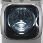 LG – 5.2 Cu. Ft. High Efficiency Front-Load Washer with Steam and TurboWash Technology – Graphite steel