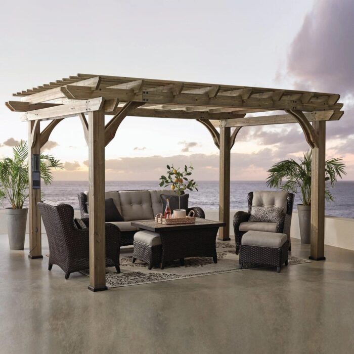 14×10 Somerville Pergola - Image 1