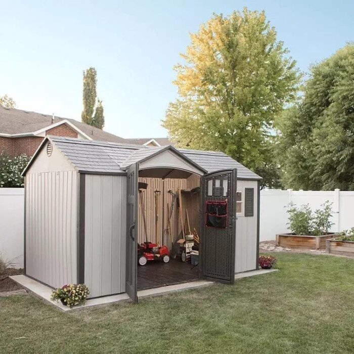 Lifetime 12.5 Ft. x 8 Ft. Outdoor Storage Shed - Image 3