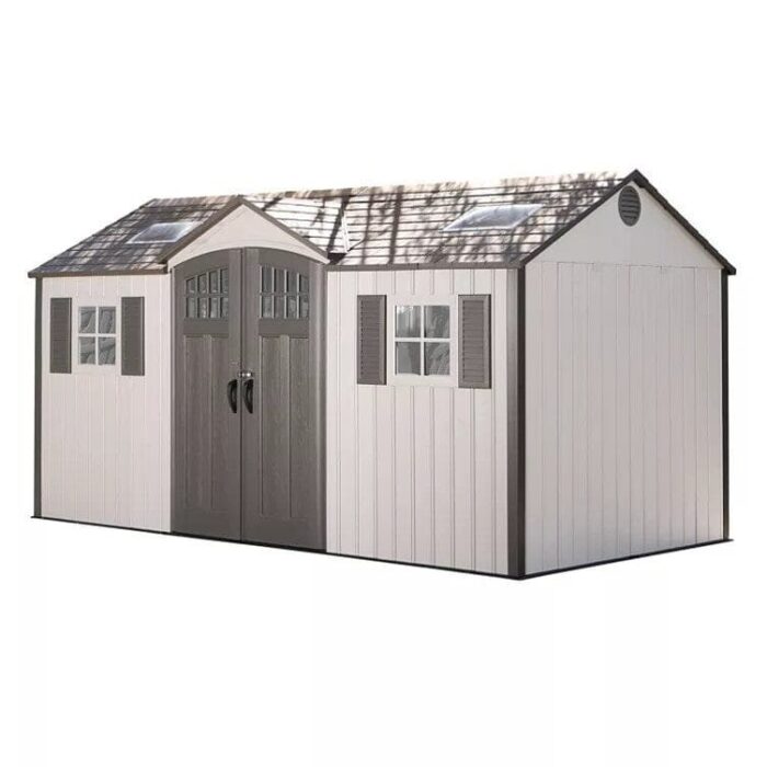 Lifetime 15 FT. X 8 FT. outdoor storage shed - Image 1