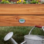 Raised planter 100% authentic teak wood - Image 2