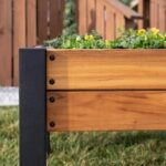 Raised planter 100% authentic teak wood - Image 6