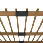 SummerCove 10.5 ft. x 10 ft. Cedar Wood Pergola with Adjustable Hanging Planters - Image 5