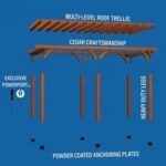 20×12 beaumont pergola – brown - Image 15
