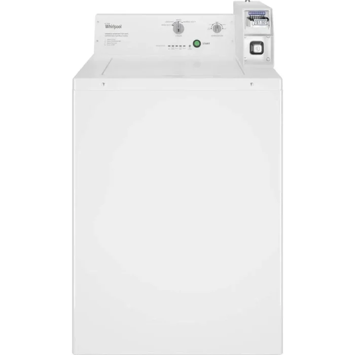 Whirlpool – 3.3 Cu. Ft. High Efficiency Top Load Washer with Deep-Water Wash System – White - Image 1