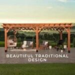 20×12 beaumont pergola – brown - Image 24
