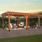 20×12 beaumont pergola – brown - Image 26